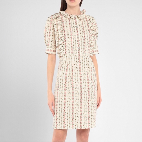 nwot Gucci floral cotton dress